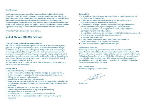 medisch manager kchl - NVKC