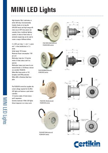 MINI LED Lights - Certikin