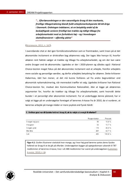 EfterlÃƒÂ¸n Projekt Rapporten - Roskilde Universitet