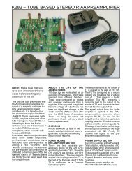 k282 Ã¢Â€Â“ tube based stereo riaa preamplifier - DIY Audio Projects