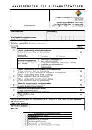 Anmeldeformular - CHS Villach