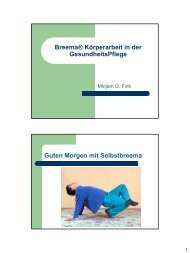 Breema in der GesundheitsPflege