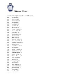 CII Award Winners - Council of International Investigators