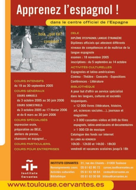 le programme (pdf) - Festival du cinÃ©ma espagnol