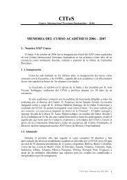 Memoria del curso acadÃ©mico 2006-2007 - Universidad de la mÃ­stica