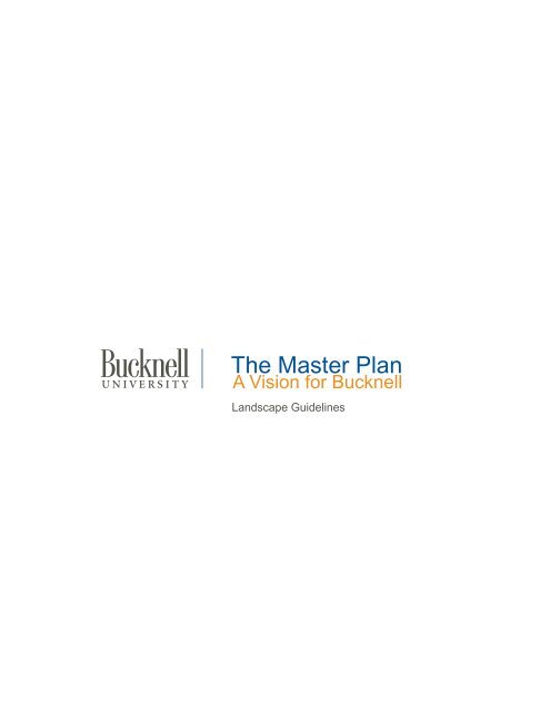 Landscape Guidelines - Bucknell University