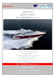 azimut 43 s - Navis Marine NV