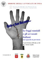 Le leggi razziali e gli avvocati italiani - CLIOHRES.net