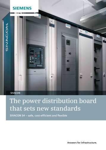 The power distribution board that sets new standards - Siemens