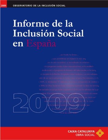 informe inclusion social 2009