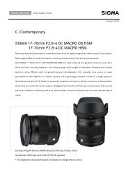C | Contemporary SIGMA 17-70mm F2.8-4 DC MACRO OS HSM 17 ...