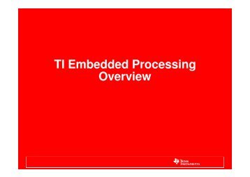 Embedded Processing (11 MB) - Signal Processing Systems