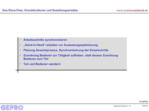 Mit Wertstromdesign zu schlanken und effizienten Strukturen!