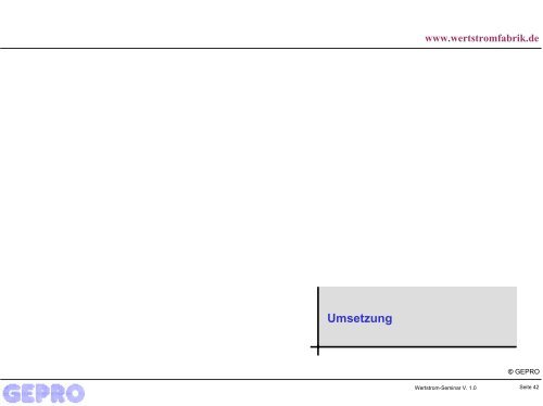 Mit Wertstromdesign zu schlanken und effizienten Strukturen!