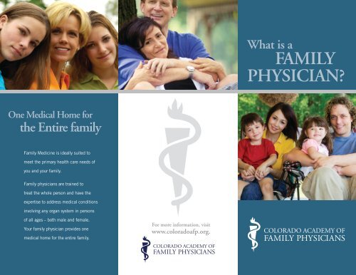 Brochure - Colorado Academy of Family Physicians