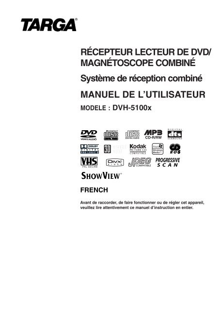 COMBINÉ LECTEUR DVD /MAGNÉTOSCOPE - Targa Service Portal