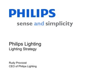 Philips Powerpoint template Guidelines for presentations
