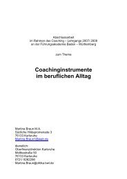 Coachinginstrumente im beruflichen Alltag - compass business ...