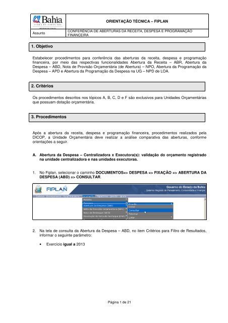 OrientaÃ§Ã£o TÃ©cnica - ConferÃªncia de Aberturas