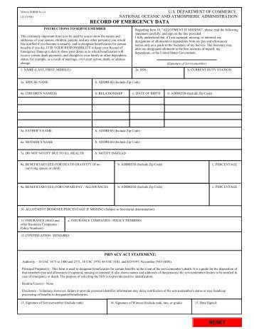 dd form 93 record of emergency data august 1998 dd 93 form