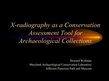 Assessment Tool For - Society for Historical Archaeology