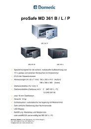 prosafe MD 361 B / L / P - Eichberg Hotelmedien Gmbh