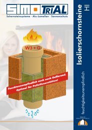 Prospekt Isolierschornsteine HI - SIMO TriAL