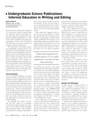 Informal Education in Writing and Editing - Council of Science Editors