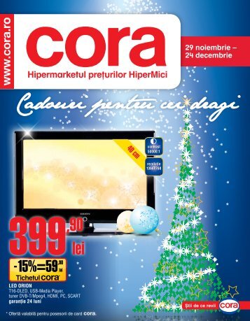 Catalog CORA Cadouri pentru cei dragi 29 noiembrie - TotulRedus.ro