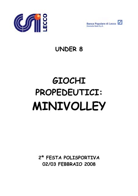 MINIVOLLEY - CSI Lecco