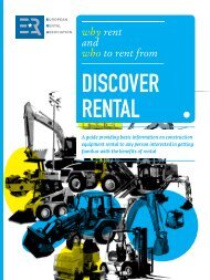 why rent and who to rent from - ERA European Rental Association