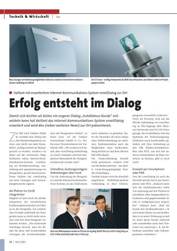 Erfolg entsteht im Dialog