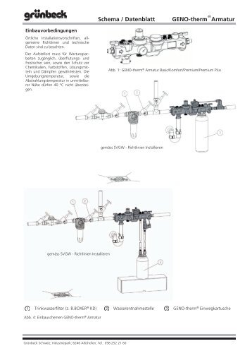 Schema-Datenblatt Geno-therm Armatur.pdf - Grünbeck