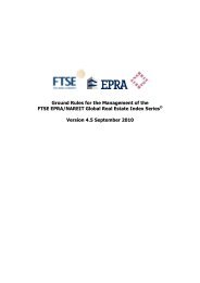 FTSE EPRA-NAREIT Global Real Estate Index Ground Rules v4.5