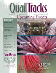 Volume 24, No. 3 Juky, August, September - San Diego Botanic ...