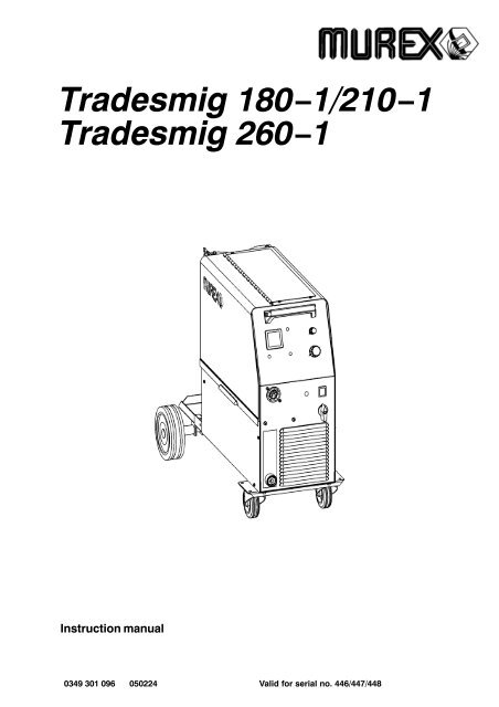 maページ Tradesmig 180-210-260-1 - Murex