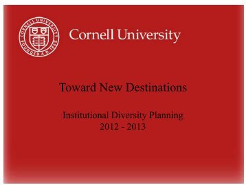 Brown's presentation - DFA - Cornell University