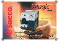 Saeco Magic Roma H7000 - Dietler-service.ch