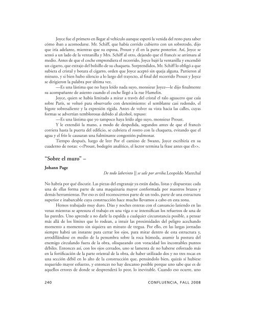 “El autor, la ciudad y lo real: tres narradores peruanos del siglo XXI”.