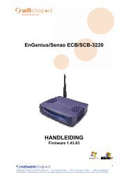 Nederlands handleiding ECB-3220 (FW14303) - WiFi Shop