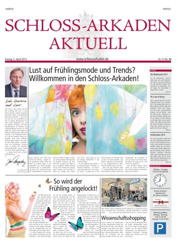 Lust auf FrÃ¼hlingsmode und Trends ... - Schloss-Arkaden