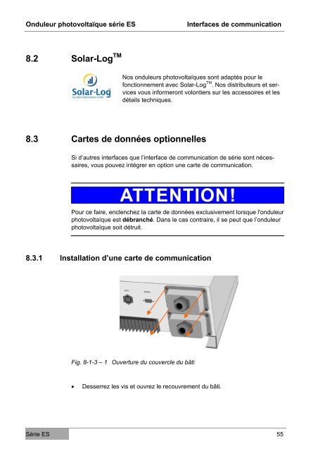 Onduleur photovoltaïque série ES ES2200 / ES3300 ... - Effekta