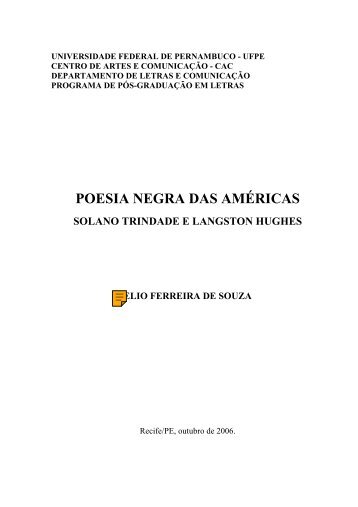 POESIA NEGRA DAS AMÃRICAS