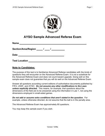 region letter format