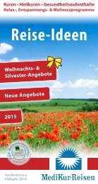 Kur - Reise-Ideen - Weihnachts- und Silvesterangebote u.v.m.