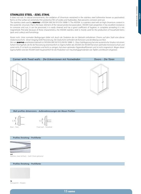 Samo Preisliste 2013 - Duschking