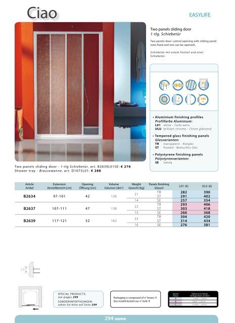 Samo Preisliste 2013 - Duschking