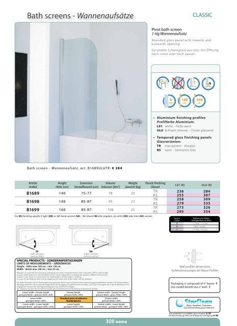 Samo Preisliste 2013 - Duschking