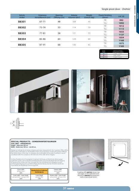 Samo Preisliste 2013 - Duschking