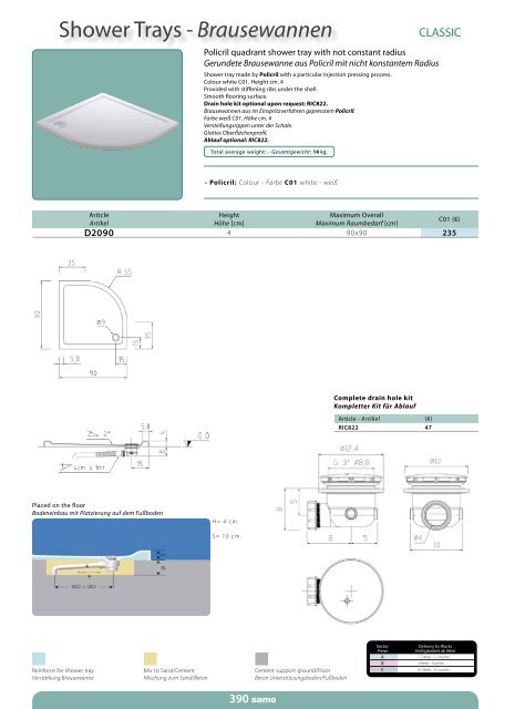 Samo Preisliste 2013 - Duschking